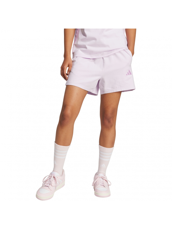 Dámske bavlnené šortky adidas Essentials s 3 prúžkami Purple JD0909, fialové